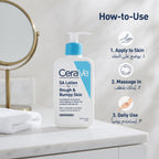 CeraVe SA Lotion for Rough & Bumpy Skin 237ml – Salicylic Acid Body Lotion