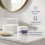 CeraVe Skin Renewing Night Cream – Peptide Night Moisturiser for Dull, Tired Skin