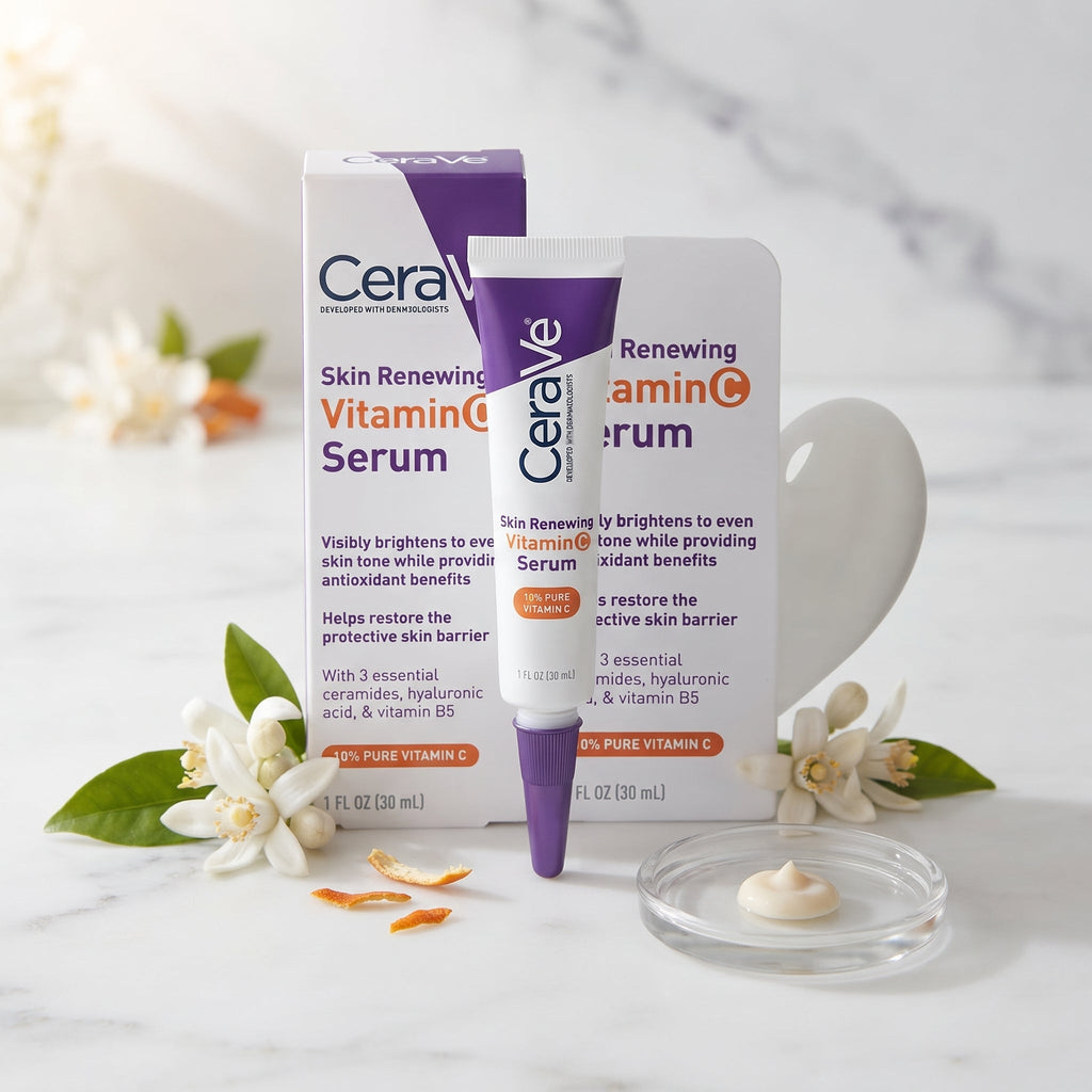 CeraVe Skin Renewing Vitamin C Serum 30ml – 10% Pure Vitamin C Brightening Serum