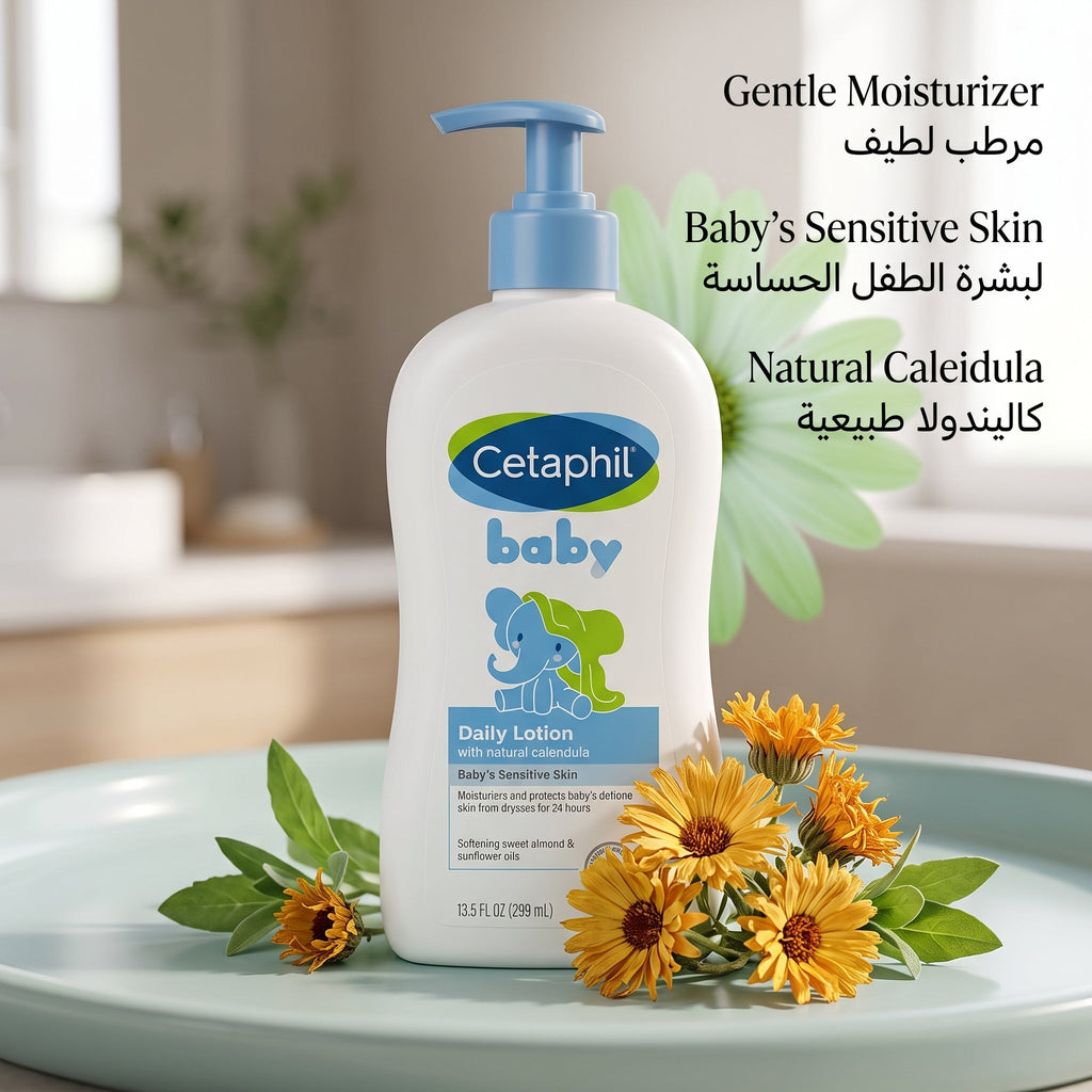 Cetaphil Baby Daily Lotion 400ml – 24-Hour Moisturiser for Delicate Skin