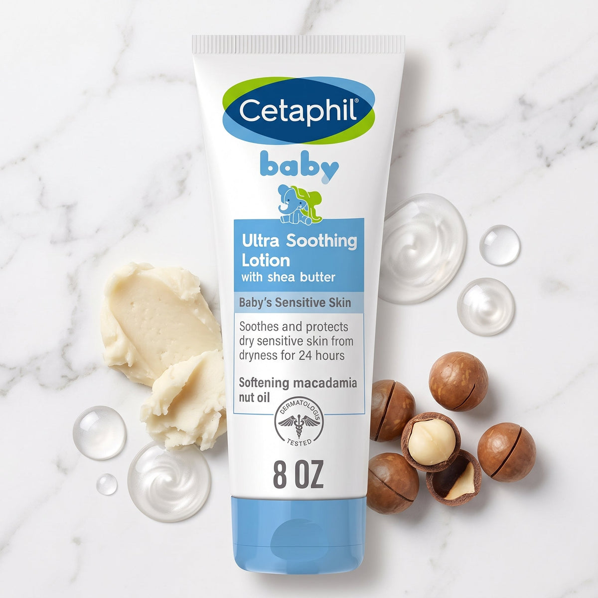Cetaphil Baby Ultra Soothing Lotion 236ml – Shea Butter for Dry Skin
