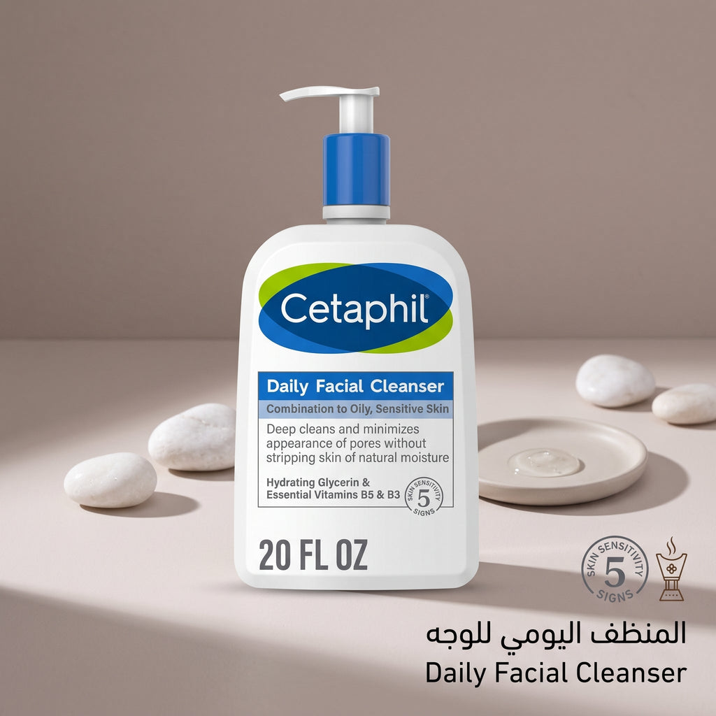 Cetaphil Daily Facial Cleanser – Gentle Wash for Combination & Oily Skin