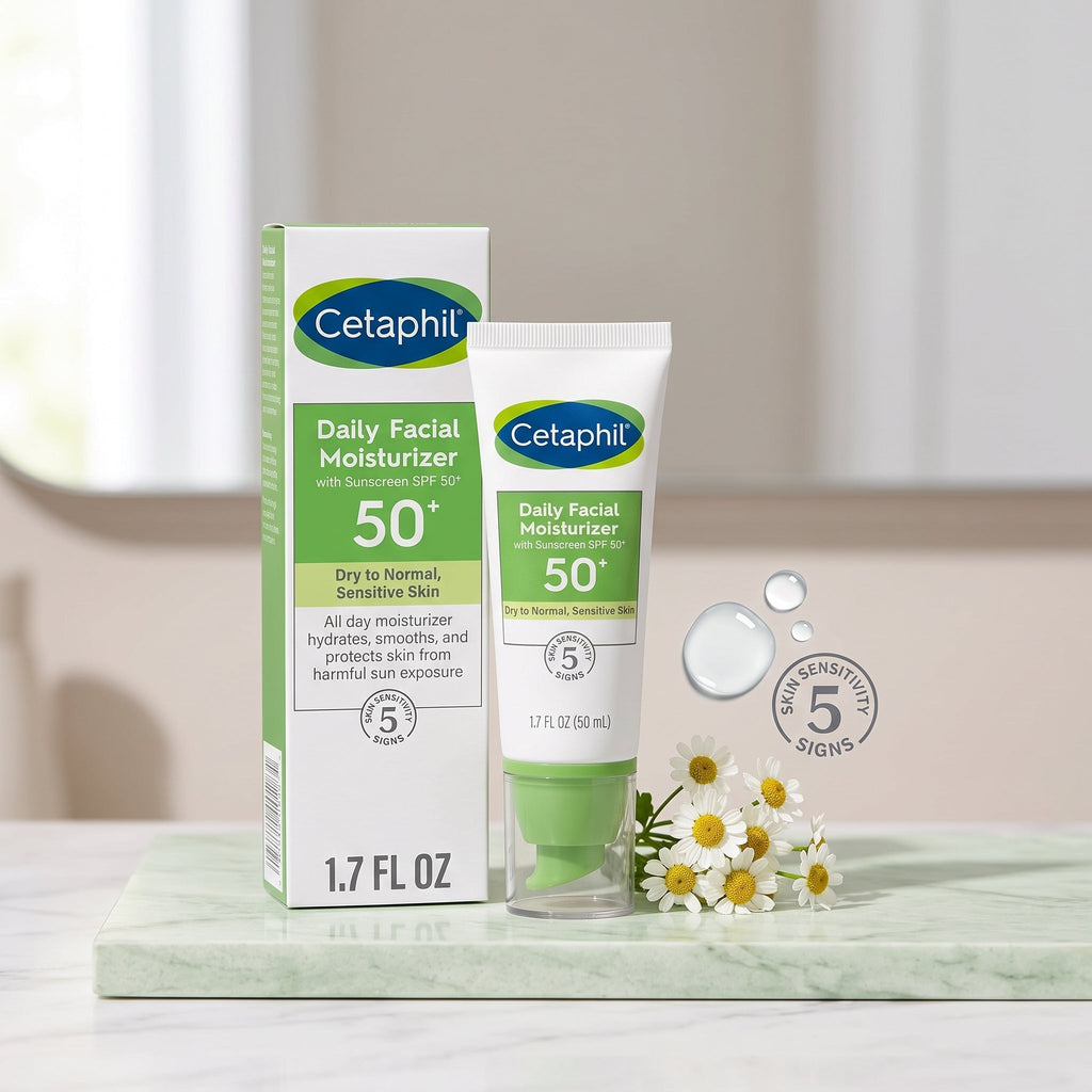 Cetaphil Daily Facial Moisturiser SPF 50 50ml – Hydrating Day Cream – image 3