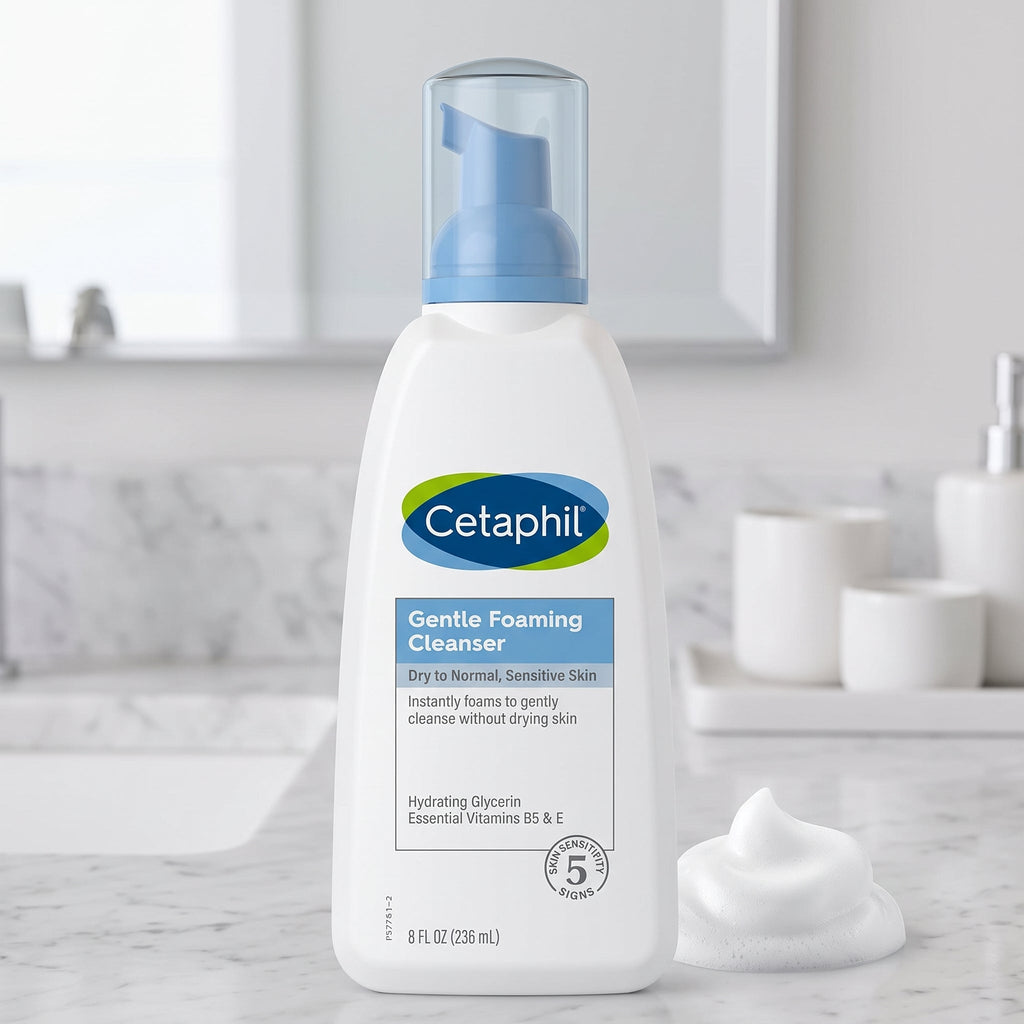 Cetaphil Gentle Foaming Cleanser 236ml – Foaming Wash for Sensitive Skin – image 6