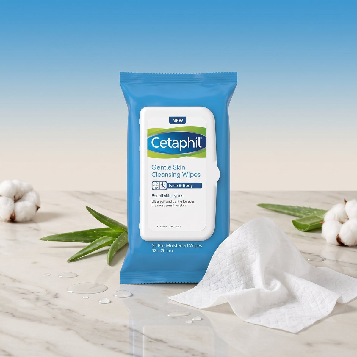 Cetaphil Gentle Skin Cleansing Wipes – Face Wipes for Sensitive Skin