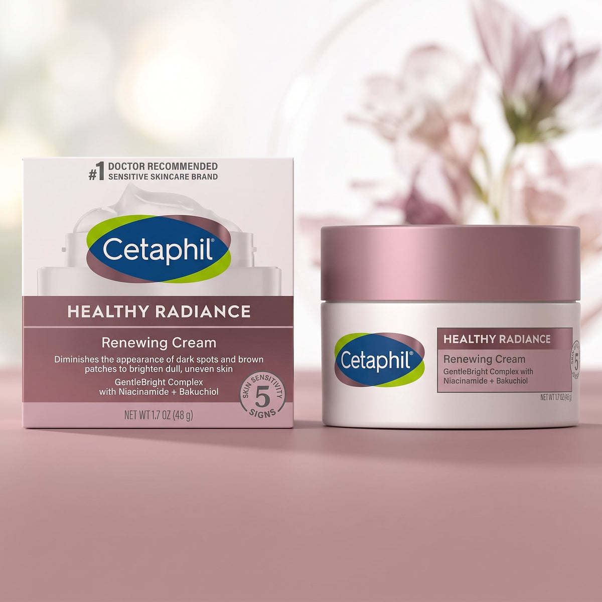 Cetaphil Healthy Radiance Renewing Cream – Niacinamide & Bakuchiol