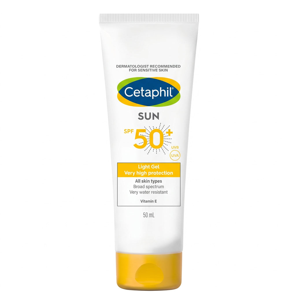 Cetaphil Sun SPF 50+ Light Gel – Oil-Free Sunscreen for Oily Skin