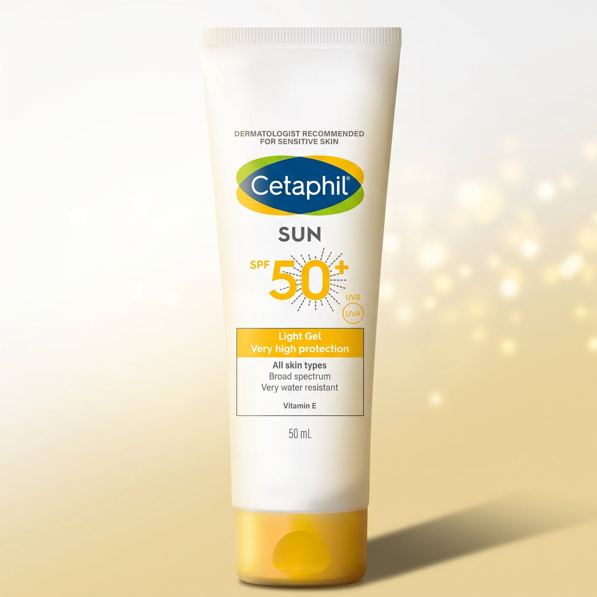 Cetaphil Sun SPF 50+ Light Gel – Oil-Free Sunscreen for Oily Skin