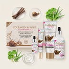Women Beauty Skin Care Sets & Kits Facial Cream Collagen Snail Whitening Skin Care Set For Black Skin – image 3