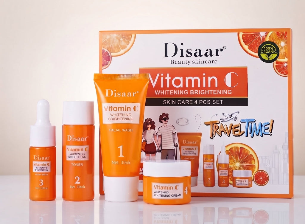 Vitamin C Skincare Set 4-Piece (Wash, Toner, Cream, Serum) – image 3
