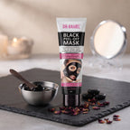 Dr. Rashel Black Mask Nose Blackhead Remover Peel Off Facial Mask Acne Treatment Collagen With Bamboo Charcoal  (100 ml)