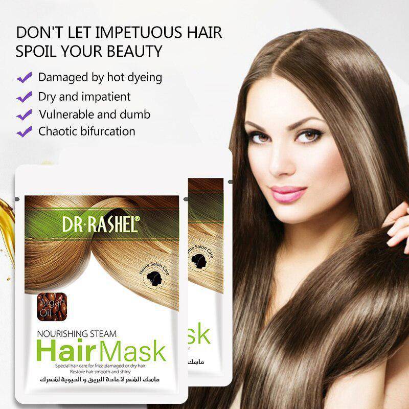 Dr. Rashel Argan Oil Hair Mask 40g – Deep Nourishing Repair Mask for Dry, Damaged Hair