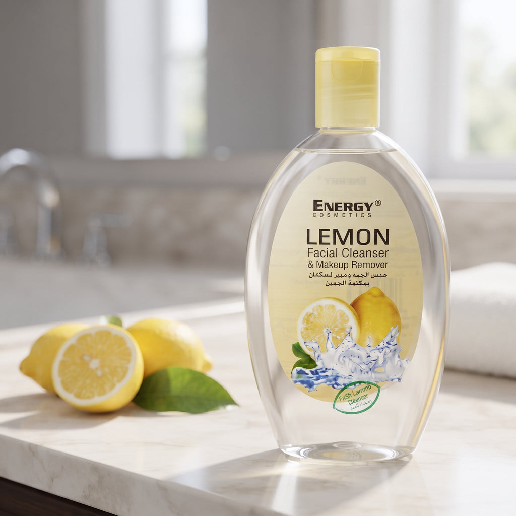 Lemon facial cleanser