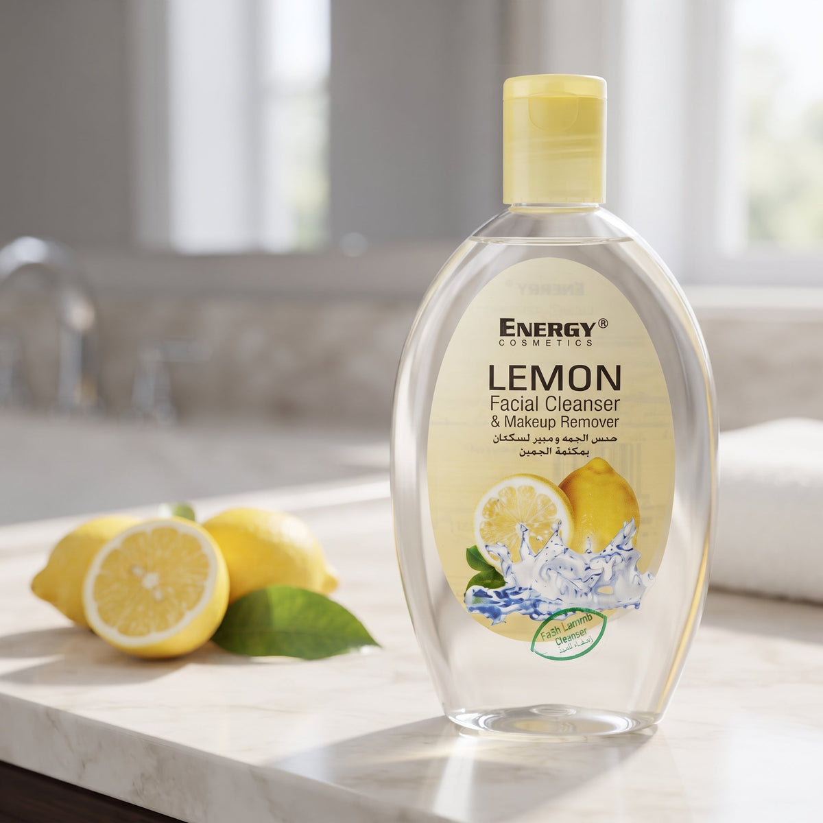 Lemon facial cleanser