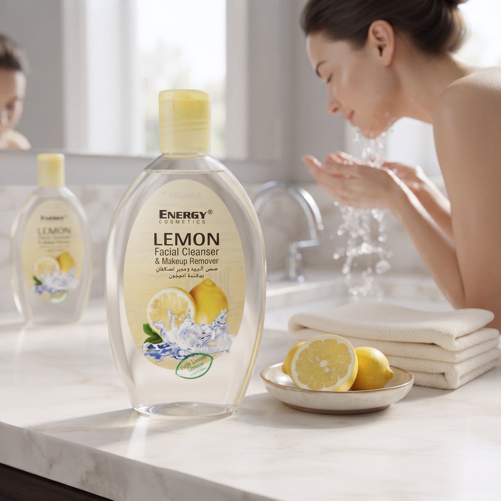 Lemon facial cleanser