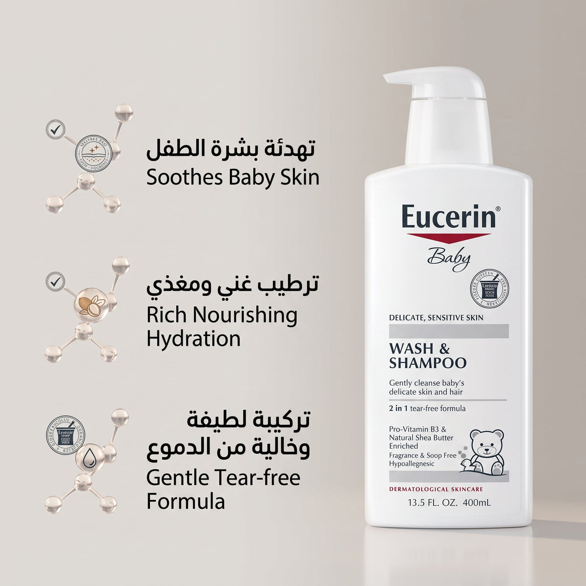 Eucerin Baby Wash & Shampoo
