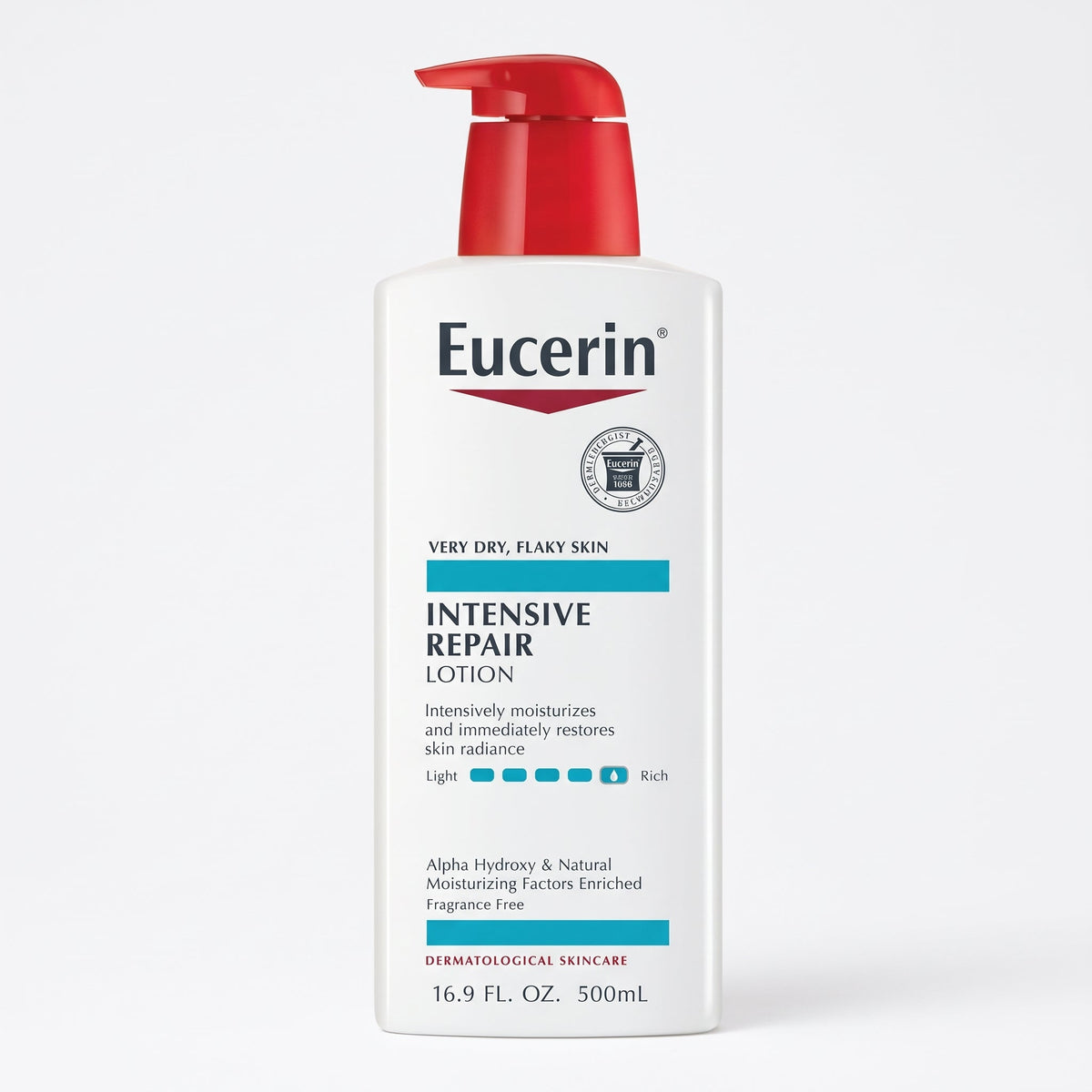 Eucerin Intensive Repair Lotion 500ml – Fragrance-Free for Very Dry Skin