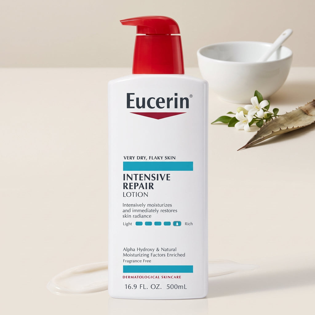 Eucerin Intensive Repair Lotion 500ml – Fragrance-Free for Very Dry Skin