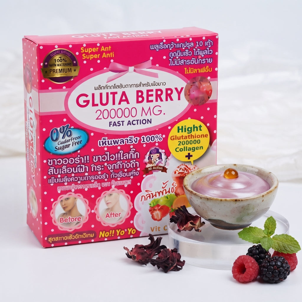 Gluta Berry 200,000mg Glutathione Supplement