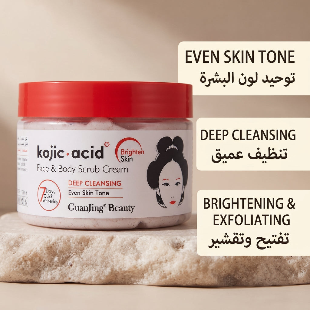 Kojic Acid Face & Body Scrub Cream