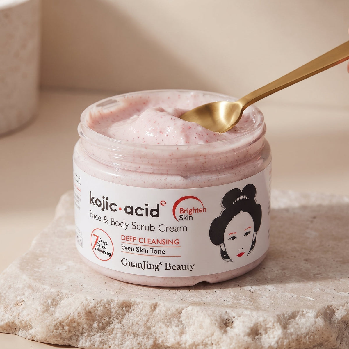 Kojic Acid Face & Body Scrub Cream