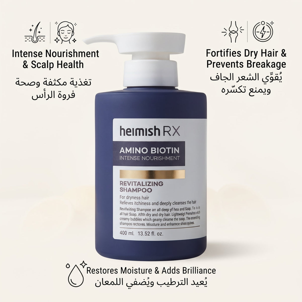 Heimish RX Amino Biotin Revitalizing Shampoo