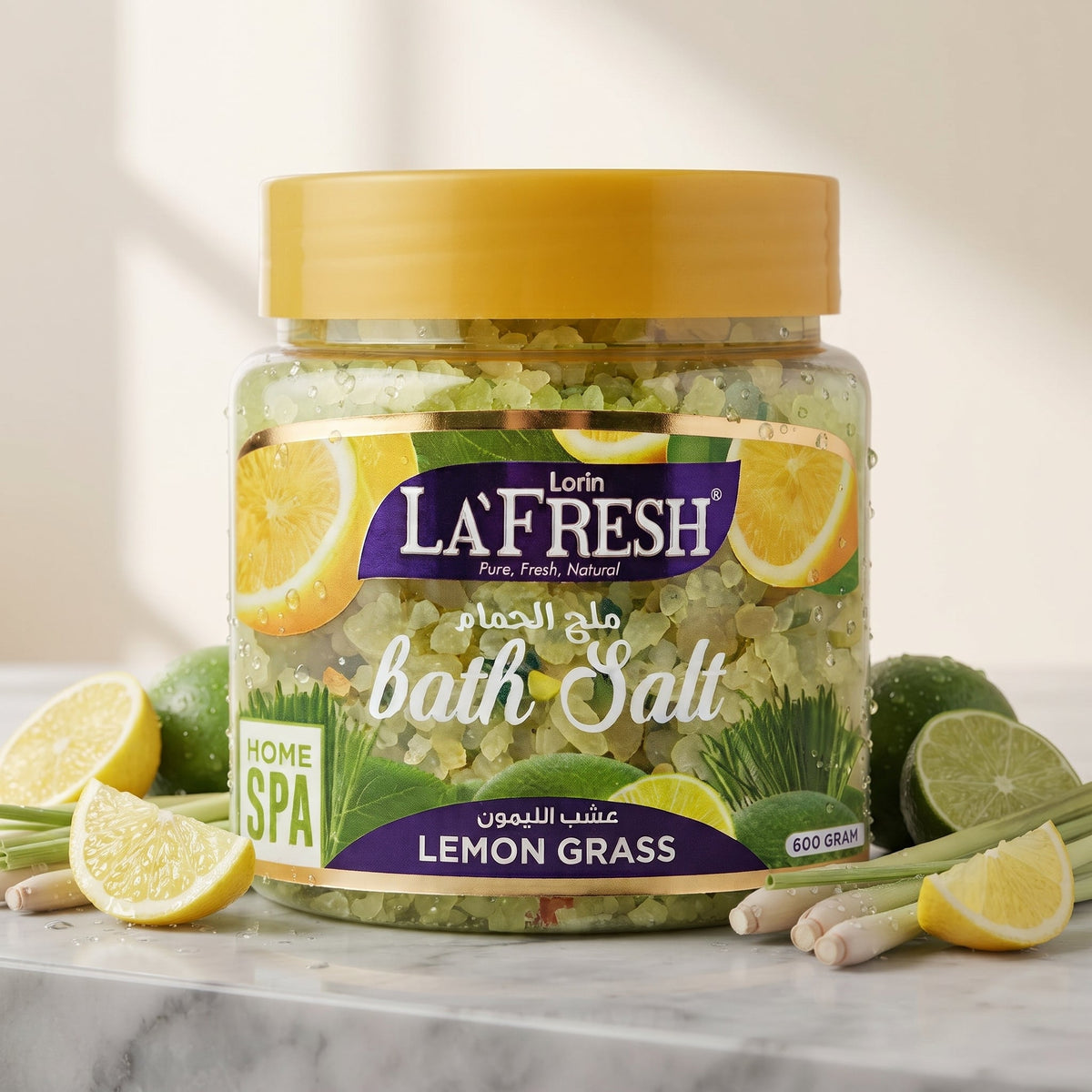 La Fresh Bath Salt Leomn & Grass 600G