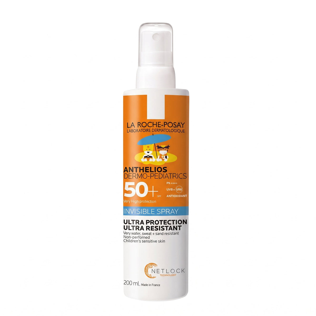 La Roche-Posay Anthelios Dermo-Pediatrics Invisible Spray SPF 50+ – Kids' Sunscreen for Sensitive Skin