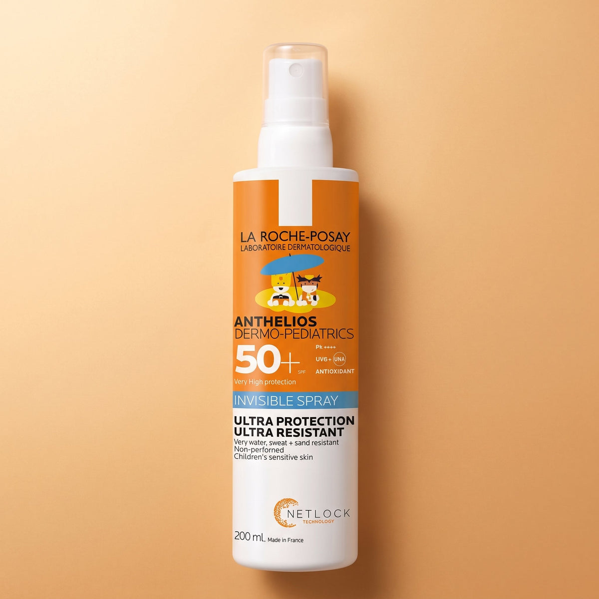 La Roche-Posay Anthelios Dermo-Pediatrics Invisible Spray SPF 50+ – Kids' Sunscreen for Sensitive Skin