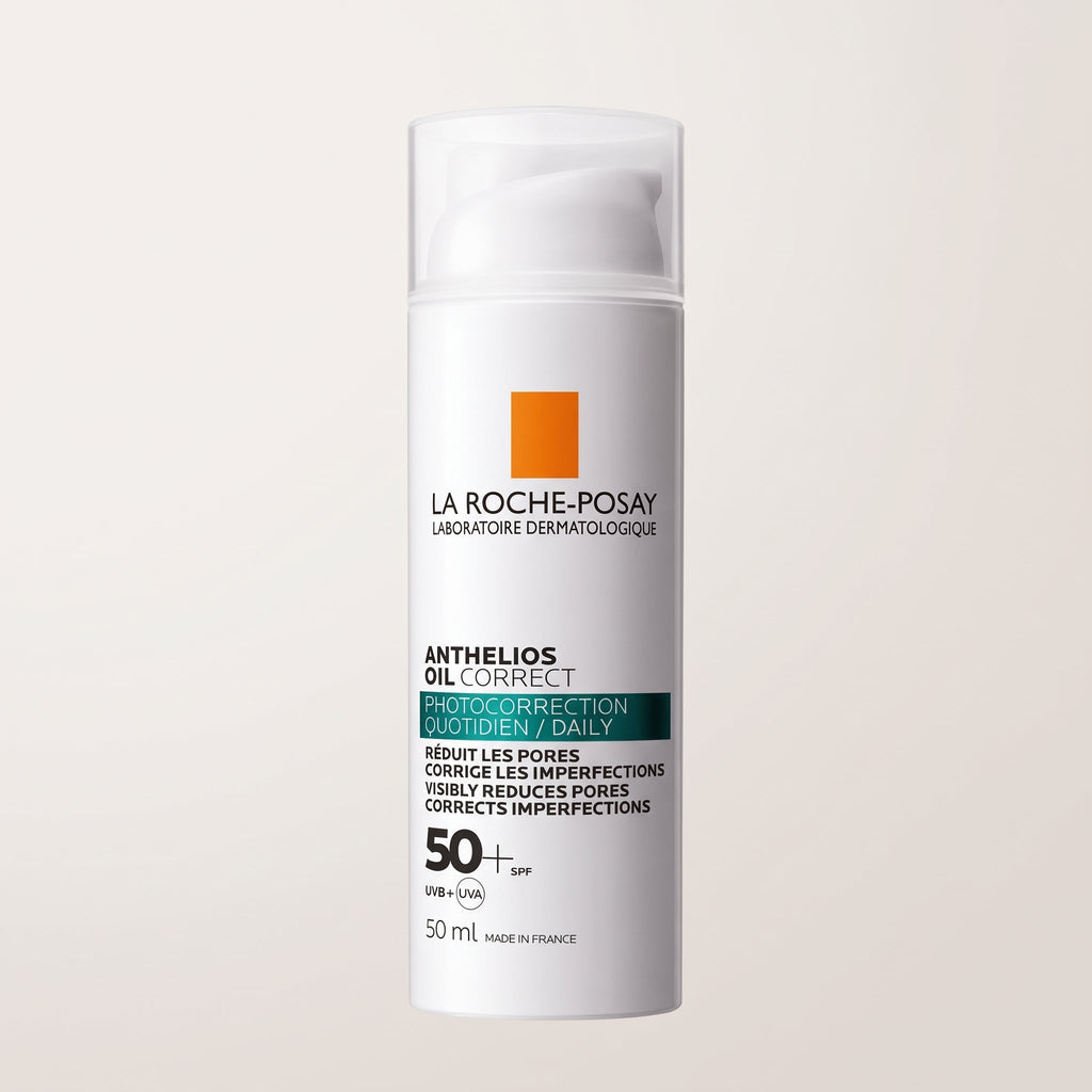 La Roche-Posay Anthelios Oil Correct SPF 50+ 50ml – Matte Anti-Blemish Sunscreen for Oily Skin