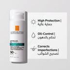La Roche-Posay Anthelios Oil Correct SPF 50+ 50ml – Matte Anti-Blemish Sunscreen for Oily Skin