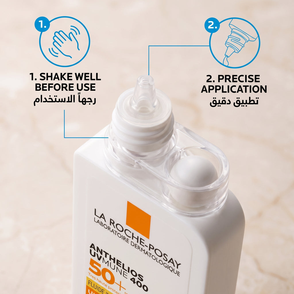 La Roche-Posay Anthelios UVMune 400 Invisible Fluid SPF 50+ 50ml – Ultra-Light Face Sunscreen
