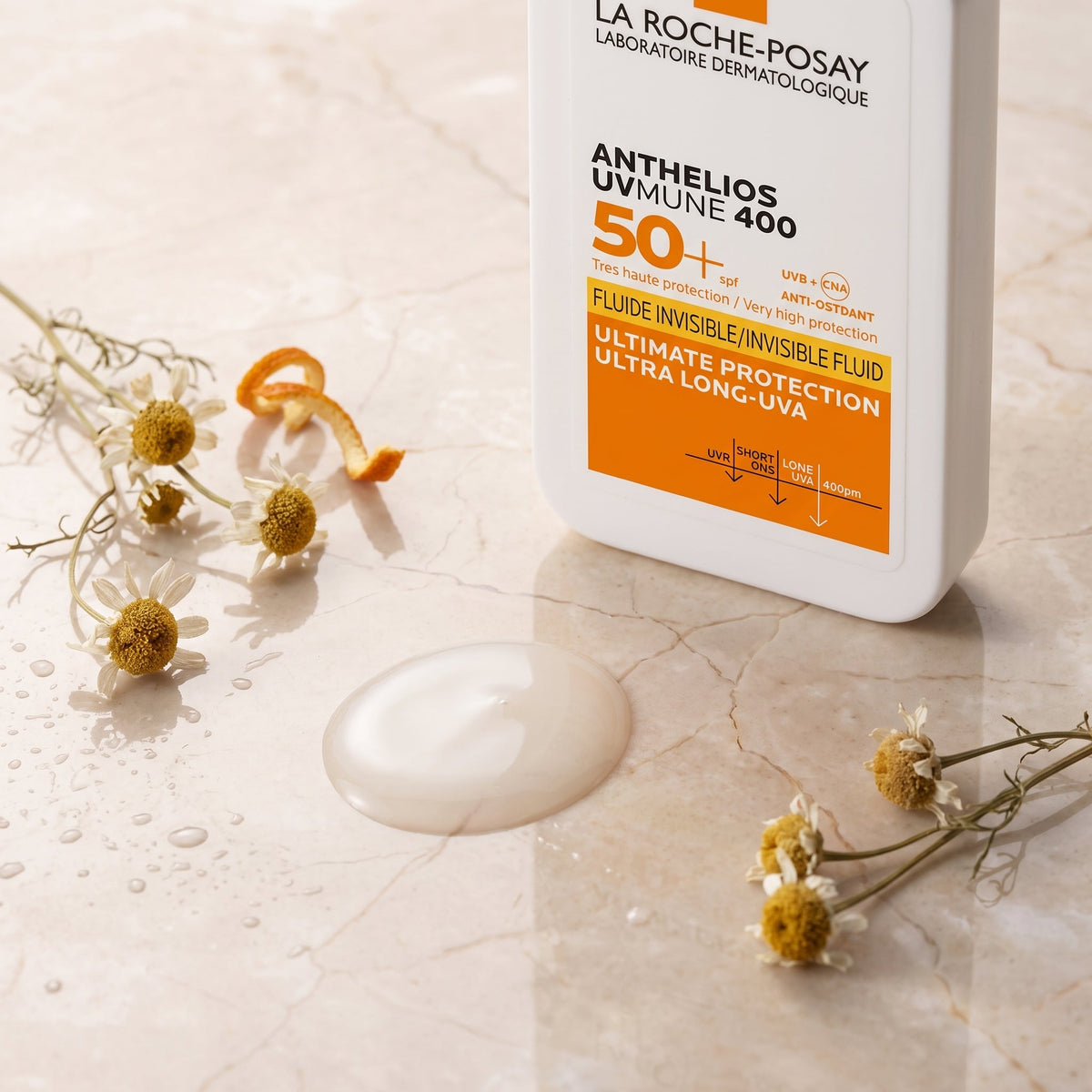La Roche-Posay Anthelios UVMune 400 Invisible Fluid SPF 50+ 50ml – Ultra-Light Face Sunscreen