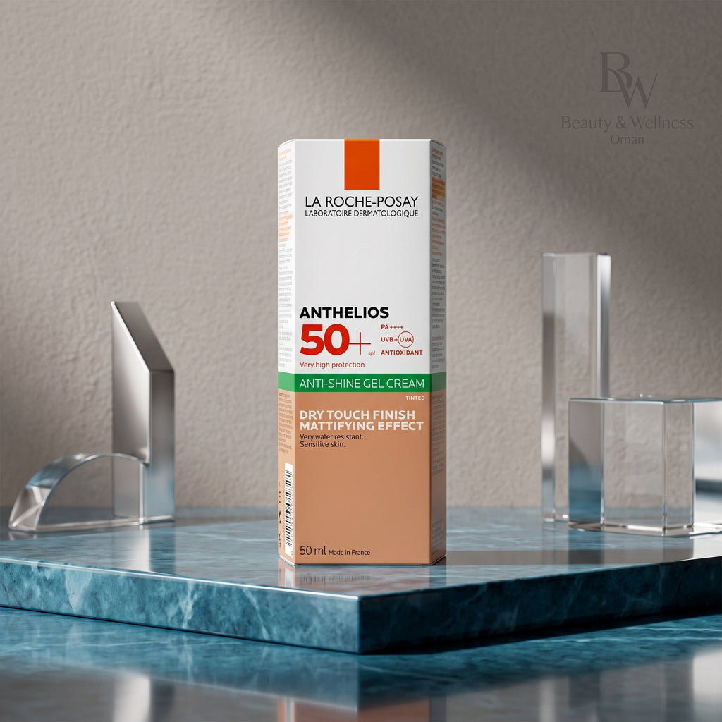 La Roche-Posay Anthelios Anti-Shine Cream Gel SPF 50+ – Matte Sunscreen for Oily Skin