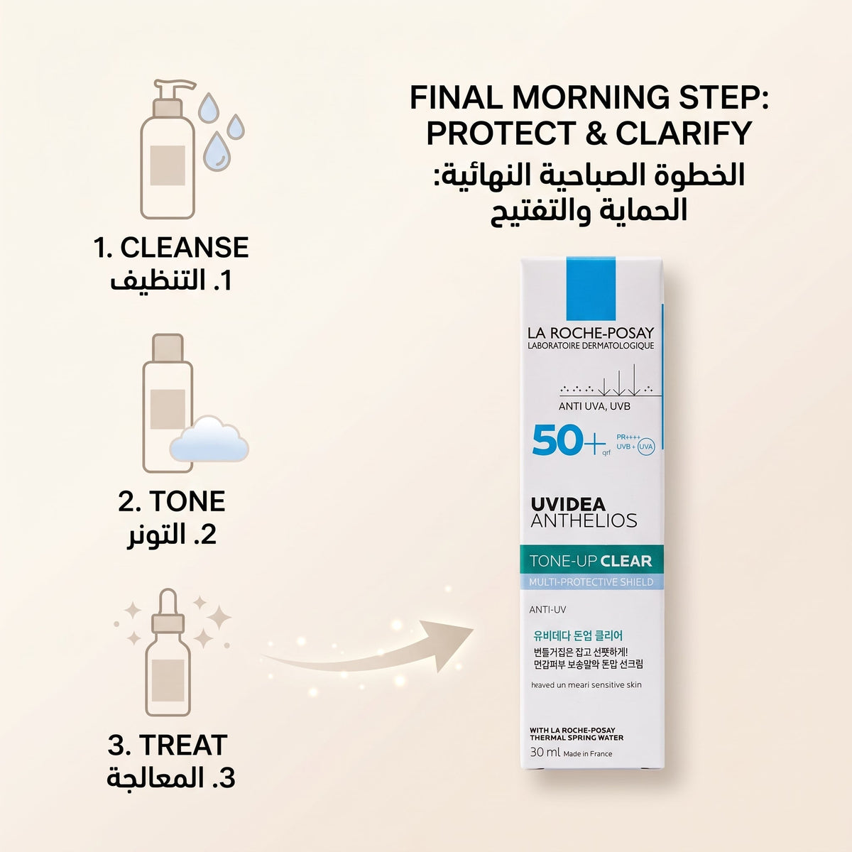 La Roche-Posay Uvidea Anthelios Tone-Up Clear SPF 50+ – image 4