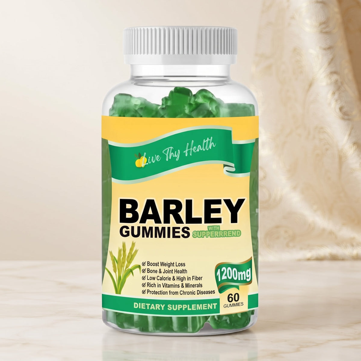 Barley Gummies 1200mg