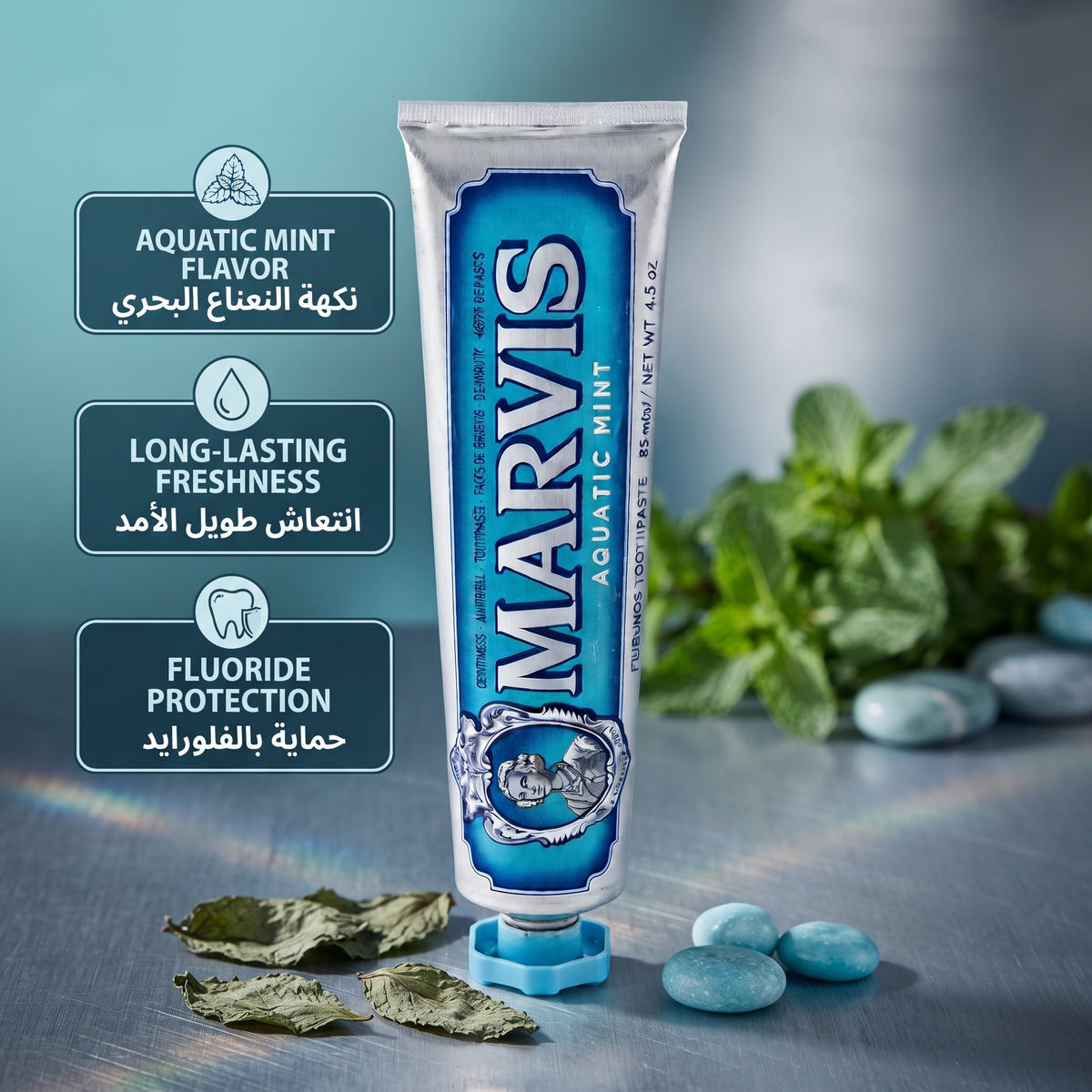 Marvis Aquatic Mint Toothpaste – image 2