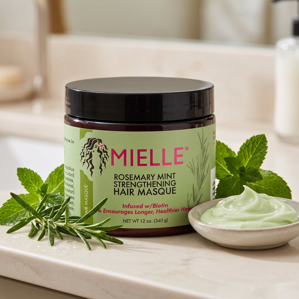 Mielle Rosemary Mint Strengthening Hair Masque 340g – image 2