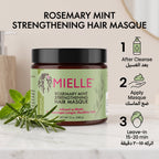 Mielle Rosemary Mint Strengthening Hair Masque 340g – image 5