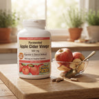 Natural Factors Fermented Apple Cider Vinegar 500mg, 180 Ct – image 2