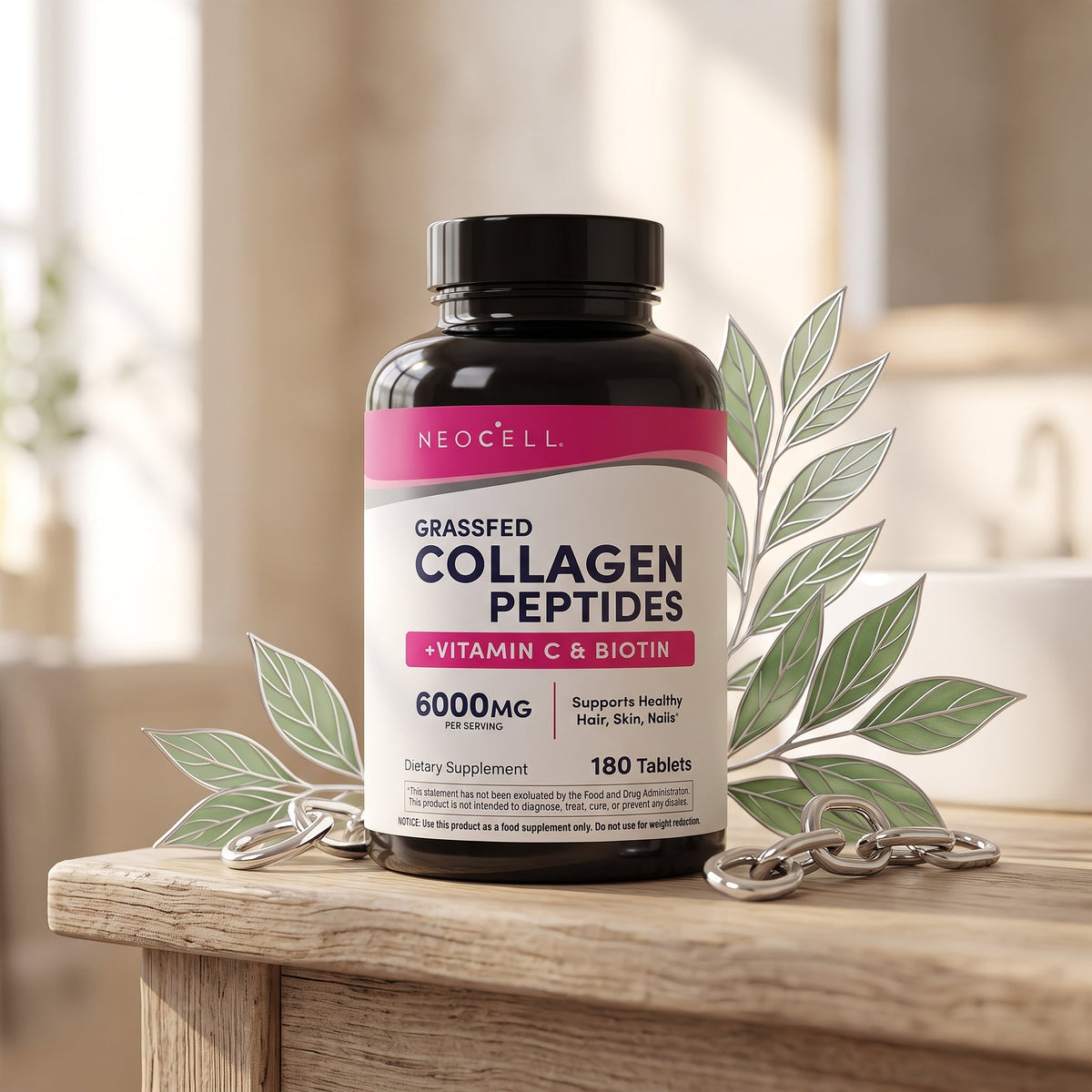 NeoCell Grassfed Collagen Peptides + Vitamin C & Biotin – image 3