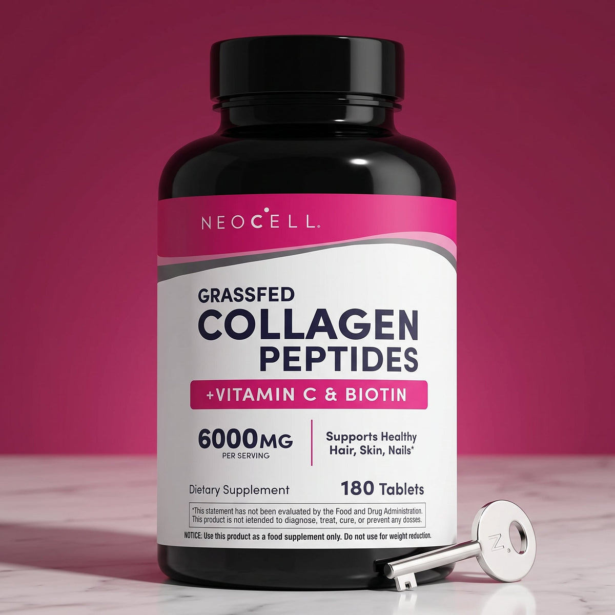 NeoCell Grassfed Collagen Peptides + Vitamin C & Biotin – image 2