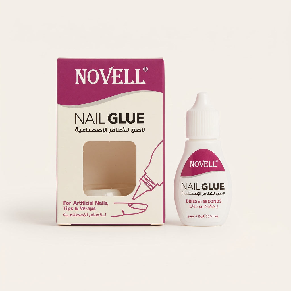 Nail glue for artificial nails, tips & wraps