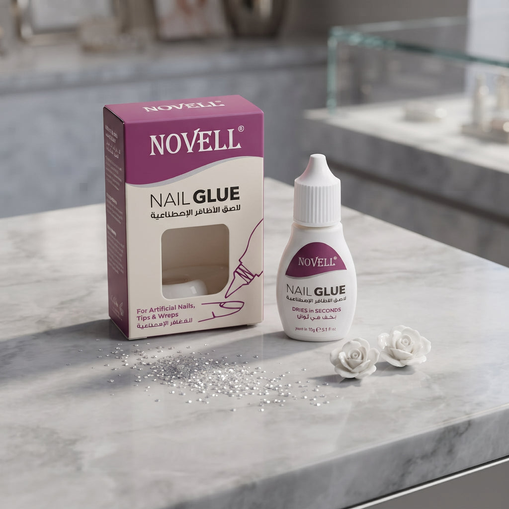 Nail glue for artificial nails, tips & wraps