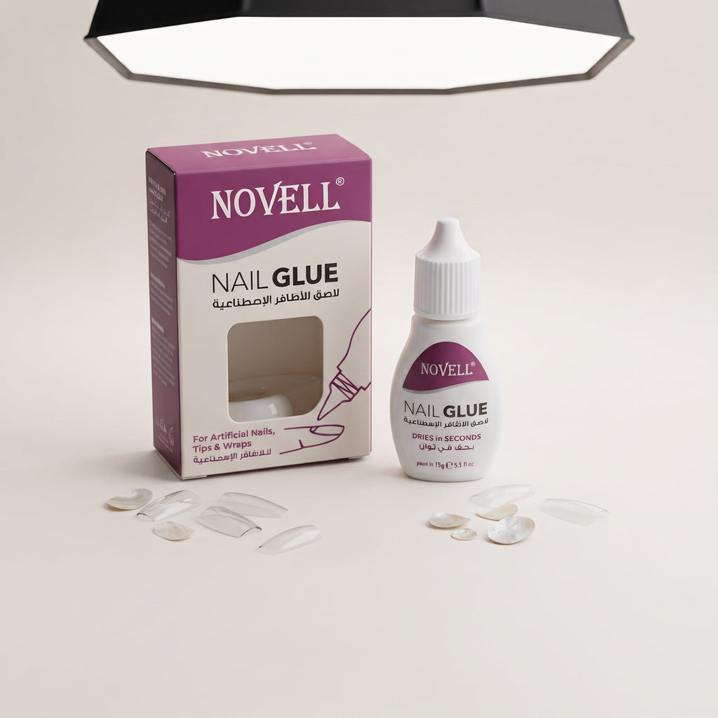 Nail glue for artificial nails, tips & wraps