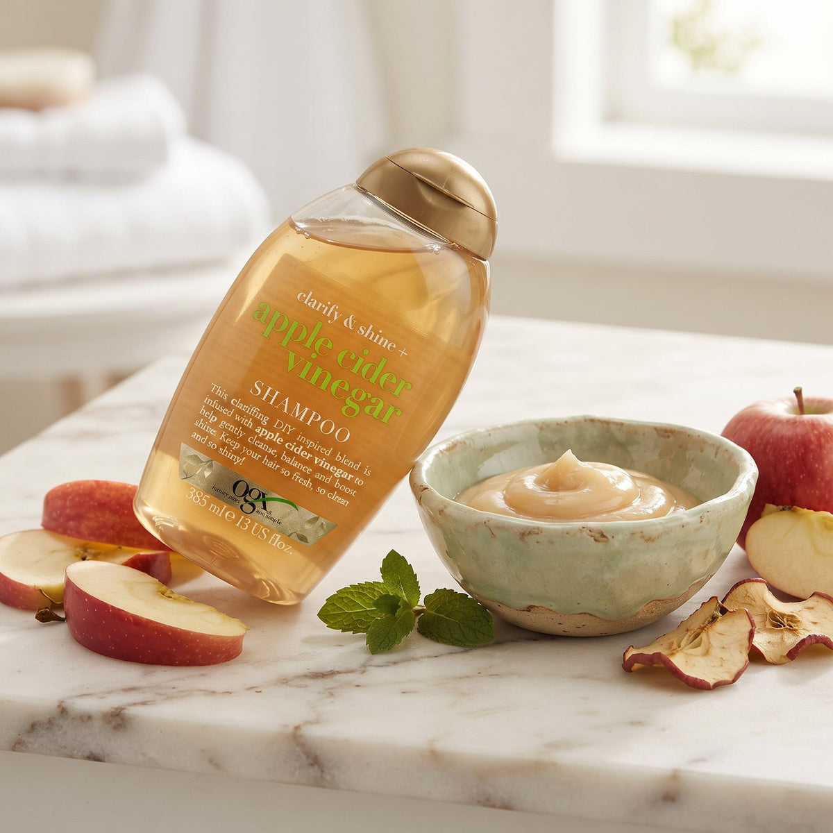 Ogx Apple Cider Vinegar Shampoo 385ml – image 2