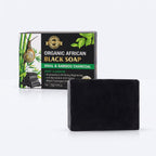 Organic Handmade African Black Soap for Dark Remover Skin Whitening Soap – image 4
