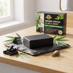 Organic Handmade African Black Soap for Dark Remover Skin Whitening Soap – image 8