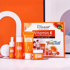 Vitamin C Skincare Set 4-Piece Wash Toner Cream Serum