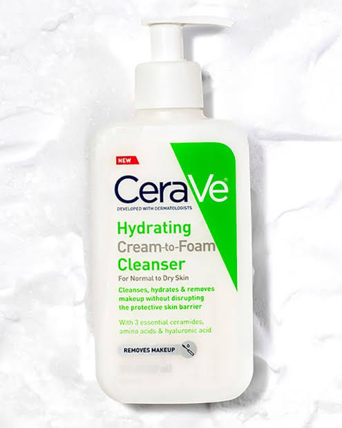 CeraVe Hydrating Cream-to-Foam Cleanser 3 fl oz